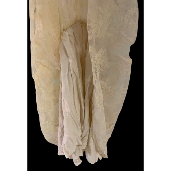 NWT Mia Joy Guliana Maxi Wedding Dress Floral Sheer Lace Fairy Cottage Praire S - Picture 8 of 14